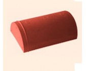 Черепица полимерпесчаная коньковая красная